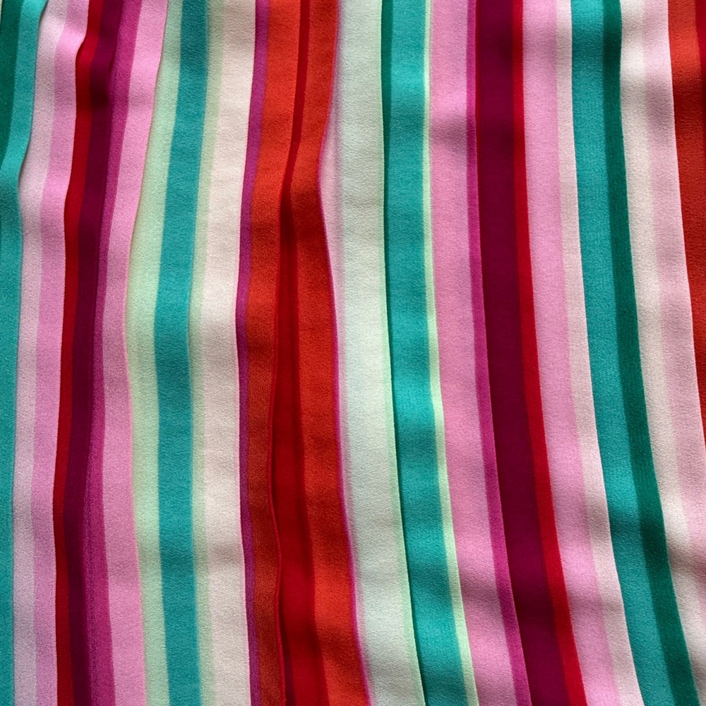 J Crew Sunburst Pleated Skirt Size 12 - Picture 7 of 7
